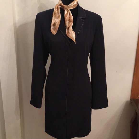 Norton McNaughton Jackets & Blazers - 🦊 Norton McNaughton long trench. Navy. NWOT